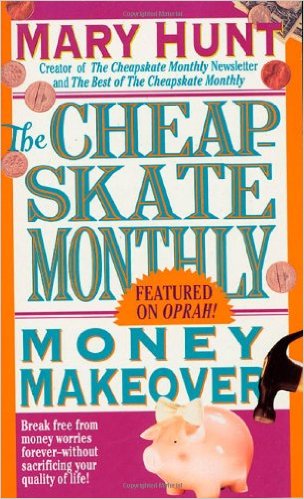 Cheapskate Monthly Money Makeover- Top 10 Frugal Living Books- Want to change your finances? Then you need to read the right books! These 10 frugal living books will help you get control of your money! These make great gifts for college students, teenagers, and anyone wanting to improve their finances! | #saveMoney #frugal #ACultivatedNest