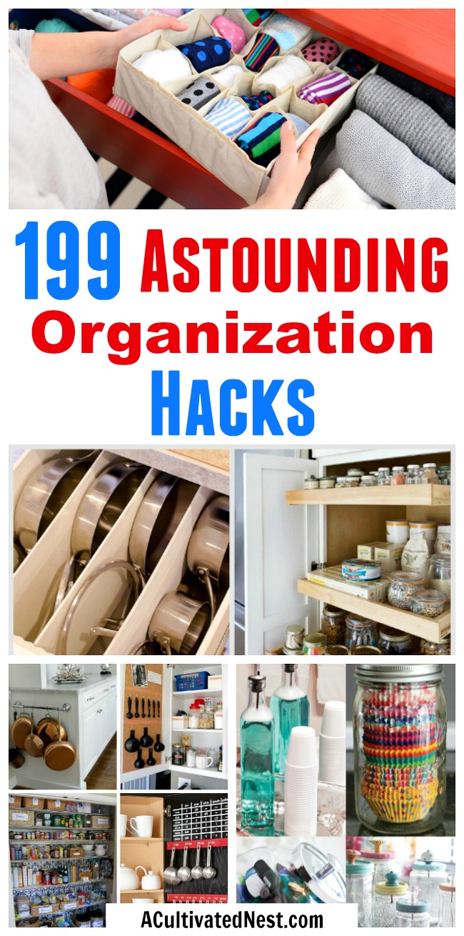 199 Home Organization Hacks