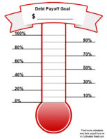 Free Printable Debt Thermometer