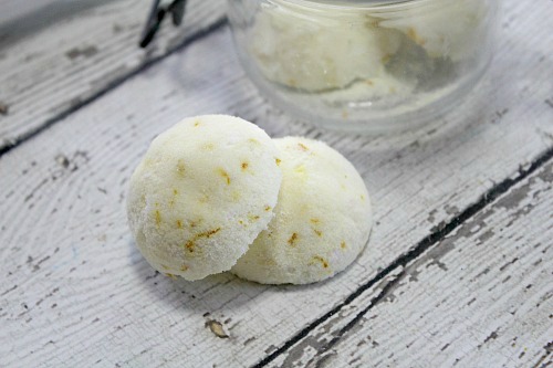 Citrus and Lavender Toilet Fizzies- Make cleaning your bathroom faster and easier with these homemade citrus and lavender toilet fizzies! | homemade toilet cleaner, DIY cleaner, eco-friendly cleaner, all-natural cleaner, natural cleaning, homemade bathroom cleaner