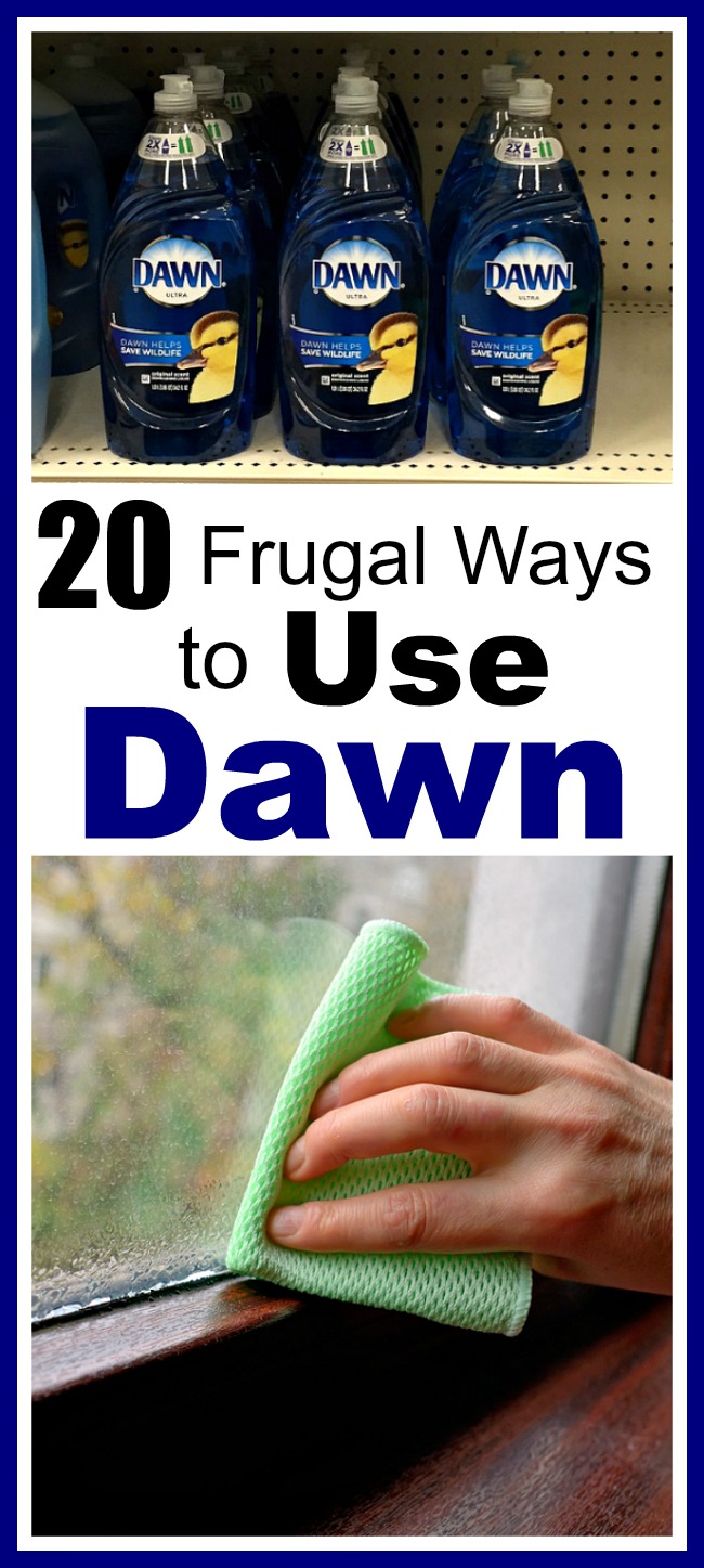 20 Frugal Ways to Use Dawn Dish Soap