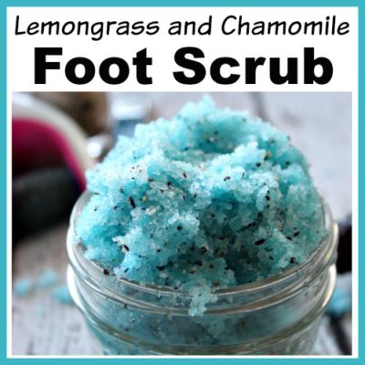 Lemongrass and Chamomile Foot Scrub