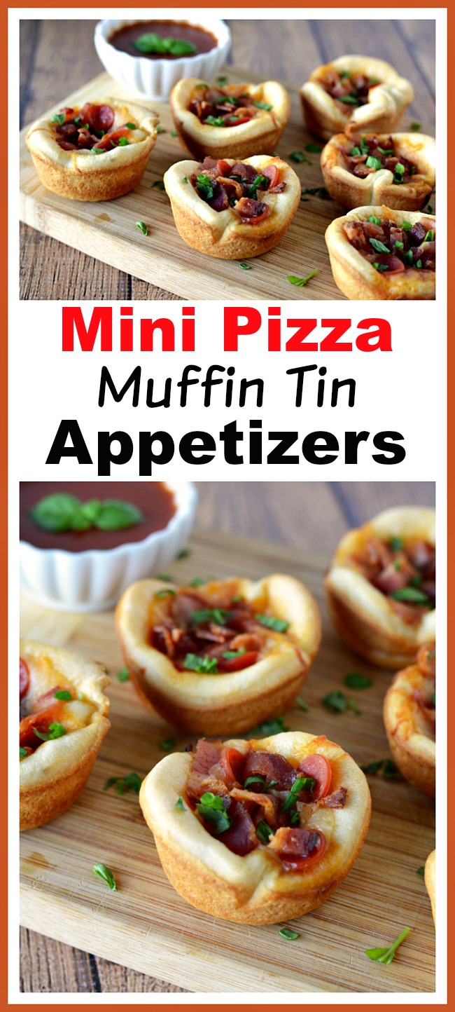 Mini Pizza Muffin Tin Appetizers