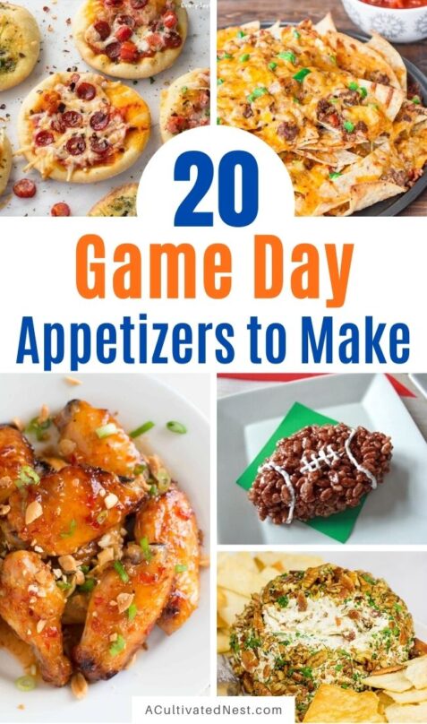 20 Creative and Easy To Make Game Day Appetizer Ideas