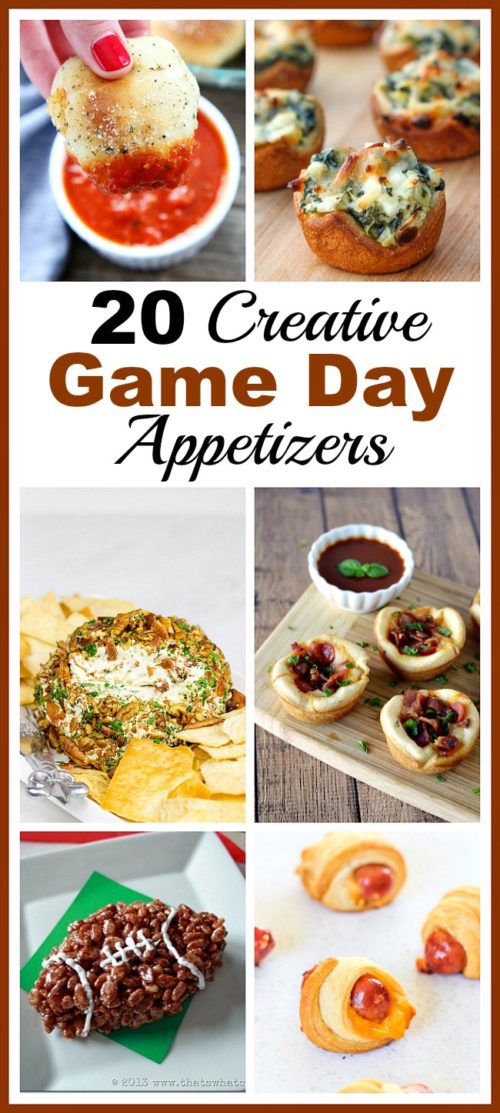 20 Creative and Easy To Make Game Day Appetizer Ideas