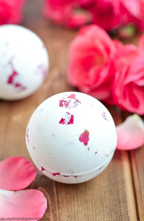 15 Luxurious DIY Bath Bombs- Bring some budget-friendly luxury into your life with these luxurious homemade bath bombs! They're easy to make, and create such relaxing baths! | homemade beauty products, DIY gift ideas, spa, relax, homemade gift ideas, DIY beauty, handmade gift #diyGifts #bathBombs #crafts #homemadeBeautyProducts #ACultivatedNest