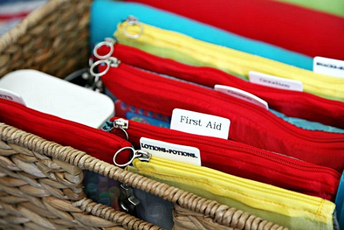 15 Clever Car Organization Solutions- You don't need to buy any fancy organizers to keep your car neat! Here are 10 clever (and inexpensive) car organization ideas! | car organizer, kids car organization ideas, backseat organizer, seat back organizer, DIY organization, easy organization, vehicle organizer, DIY car trash can, how to organize your car #organizingTips #carOrganization #organize #organization #ACultivatedNest