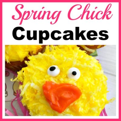 Cute Spring Chick Cupcakes