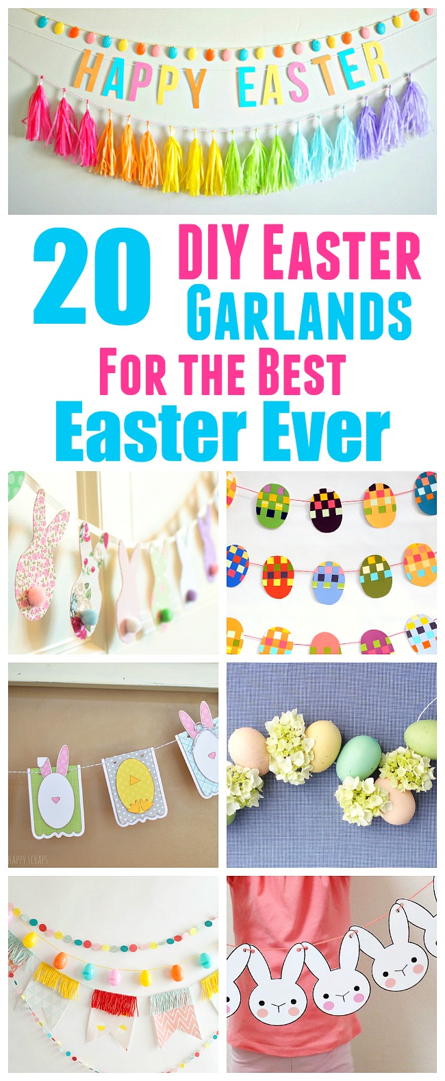 20 Festive DIY Easter Garlands and Banners