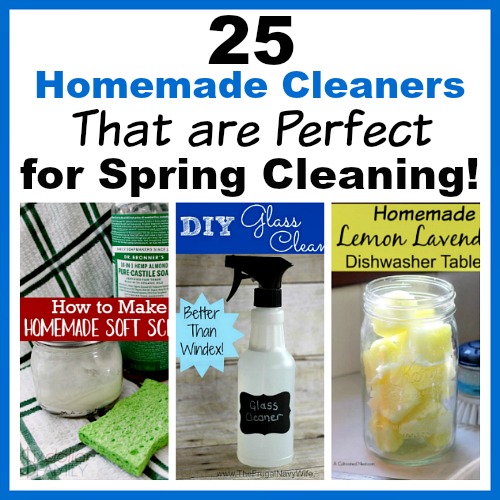 Why Homemade Cleaners?