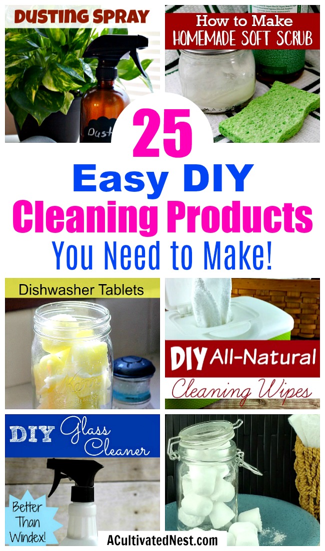 25 Homemade Cleaners