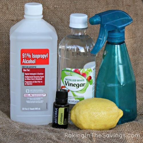 25 DIY Cleaning Products for Spring Cleaning on a Budget- Save money and have a chemical-free spring cleaning this year by making some homemade cleaners! This list includes DIY cleaners for virtually everything! | #springCleaning #homemadeCleaner #diyCleaner #cleaningTips #ACultivatedNest
