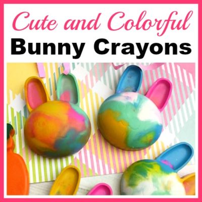 Cute and Colorful DIY Bunny Crayons