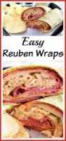 Reuben Wraps- Easy and Quick Lunch or Dinner Recipe Idea