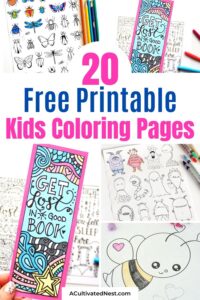 20 Free Printable Coloring Pages For Kids- Coloring Pages For All Seasons!