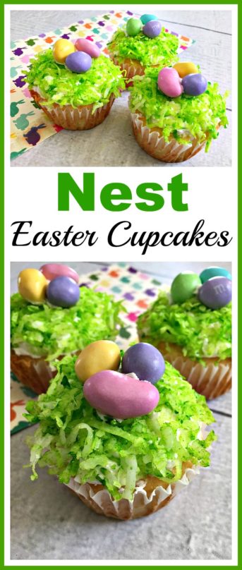 Nest Easter Cupcakes- Easy Easter Dessert Recipe