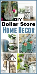 12 DIY Dollar Store Home Decorating Projects- A Cultivated Nest