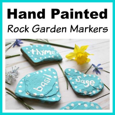 DIY Hand Painted Rock Garden Markers