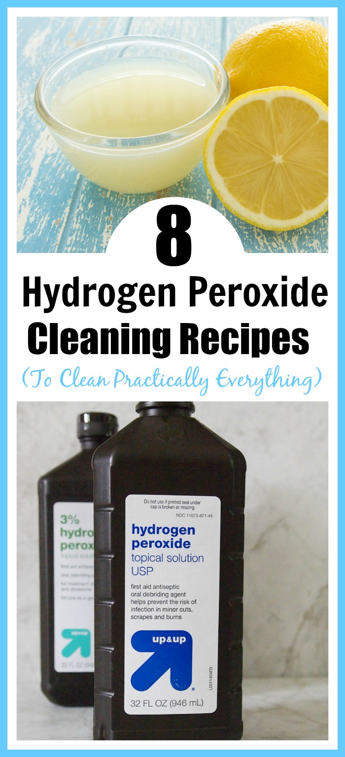 Hydrogen Peroxide Cleaning Recipes