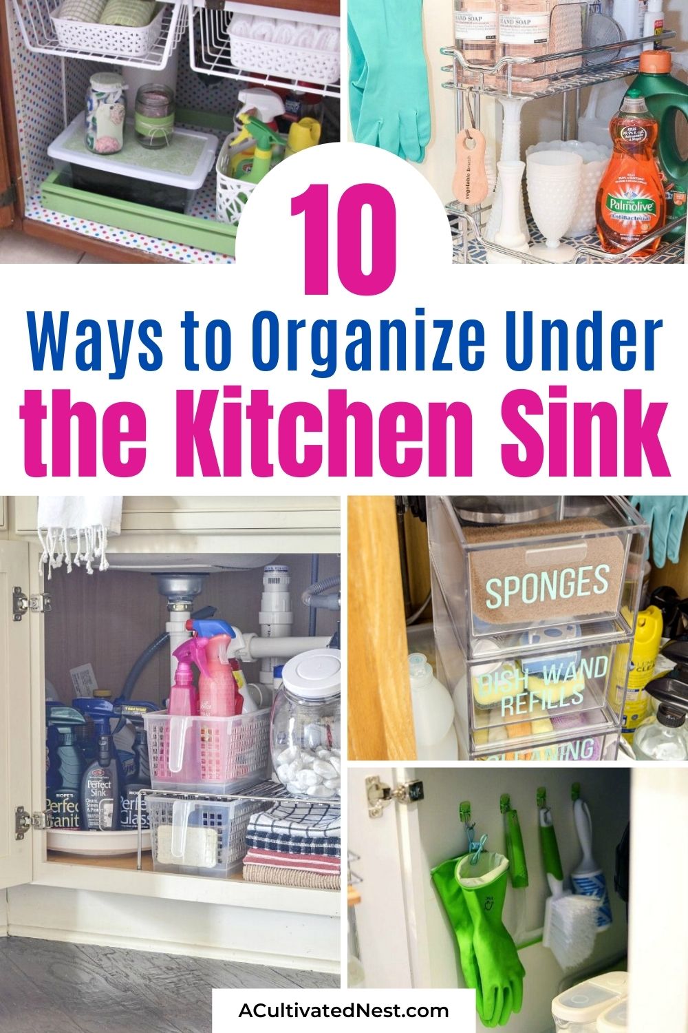 Under the Kitchen Sink Organizers & Cabinet Solutions - Kelley Nan