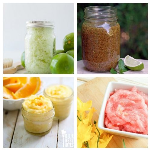 20 Fresh Scented DIY Sugar Scrubs - A great way to relax in the spring and summer is with these luxurious fresh scented DIY sugar scrubs! They're so easy to make! #ACultivatedNest