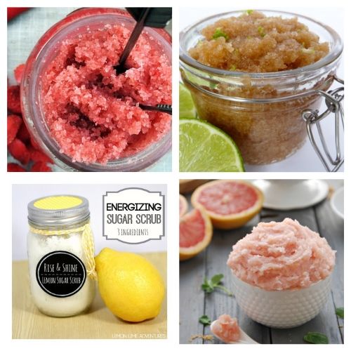 20 Fresh Scented DIY Sugar Scrubs - A great way to relax in the spring and summer is with these luxurious fresh scented DIY sugar scrubs! They're so easy to make! #ACultivatedNest