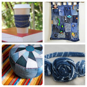 20 Thrifty Upcycled Denim Projects- Fun DIYs to Use Up Old Jeans!