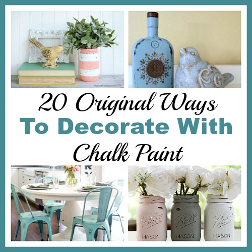 Decorate With Paint 20 original ways to decorate with chalk paint- creative diy Decorate With Paint 20 original ways to decorate with chalk paint- creative diy