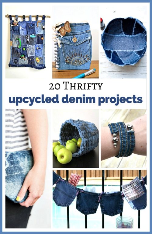 20 Thrifty Upcycled Denim Projects- Fun DIYs to Use Up Old Jeans!