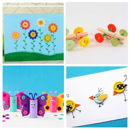 Amazing Button Crafts - Kids Art & Craft