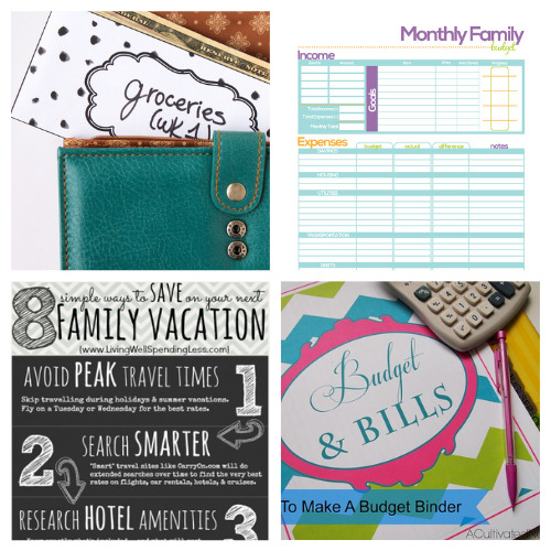 25 Free Printables for Budgeting- An easy way to get your budget binder set up is with free printable budgeting forms! Here are some great ones to get you started keeping track of your finances! | Living on a budget, frugal living, budget binder, financial printables #waysToSaveMoney #moneySavingTips #budgeting #freePrintables #ACultivatedNest