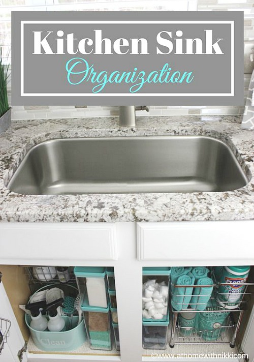 How To Organize Under The Kitchen Sink A Cultivated Nest