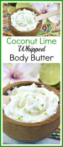 Coconut Lime Whipped Body Butter- DIY Soufflé Style Moisturizing Lotion