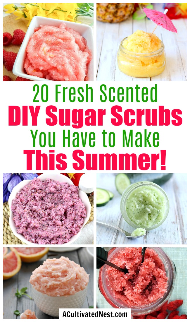 20 Fresh Scented DIY Sugar Scrubs