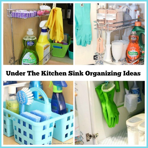 How To Organize Under The Kitchen Sink- A Cultivated Nest