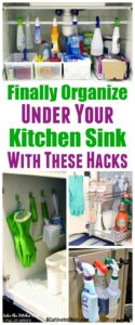 How To Organize Under The Kitchen Sink- A Cultivated Nest