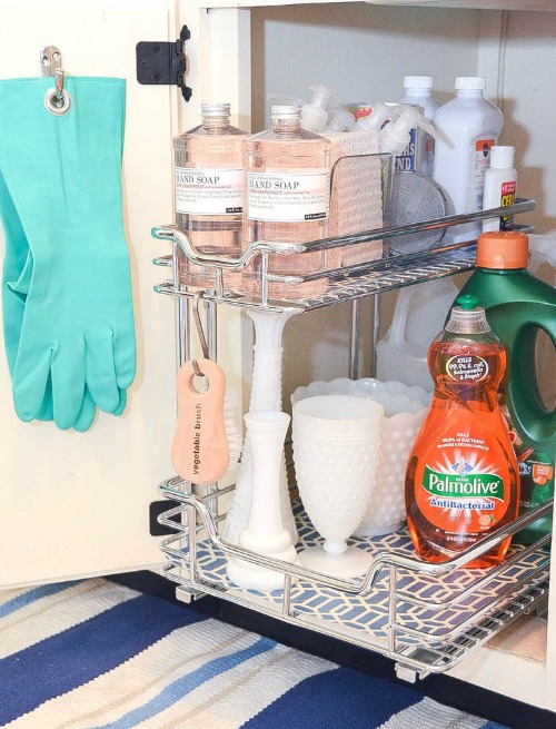 How to Organize Under Your Kitchen Sink