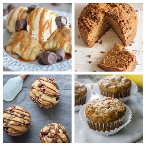 16 Delicious Ways to use Up Old Bananas- Don't throw out your bananas when they get old. Instead, use them in one of these delicious ways to enjoy bananas! There are so many tasty banana desserts! | #recipe #dessertRecipe #dessert #food #ACultivatedNest