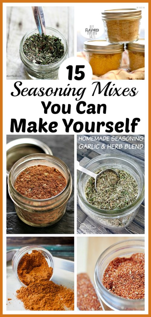 20 Seasoning Mixes You Can Make Yourself Easy Diy Seasoning Recipes