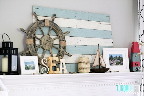 20 Coastal DIY Decor Projects- Check out these DIY beach inspired home decor projects so you can add a coastal vibe to your home on a budget! These are such pretty summer decor ideas! | Coastal DIY home decor ideas, DIY projects, nautical home decor, beach cottage, easy crafts, #diyProjects #beachDecor #summerDecor #crafts #ACultivatedNest