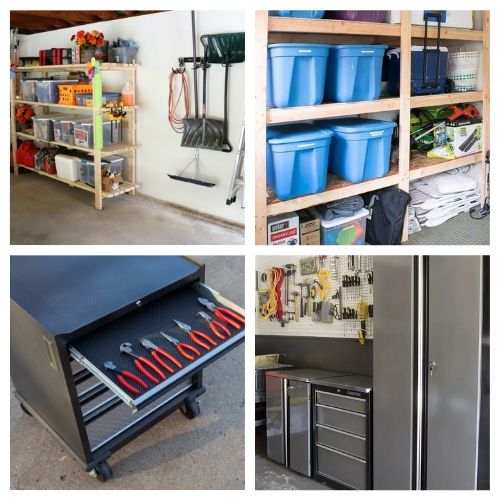 12 Organizing Tips and Ideas for Your Garage Shelves - Remodelando