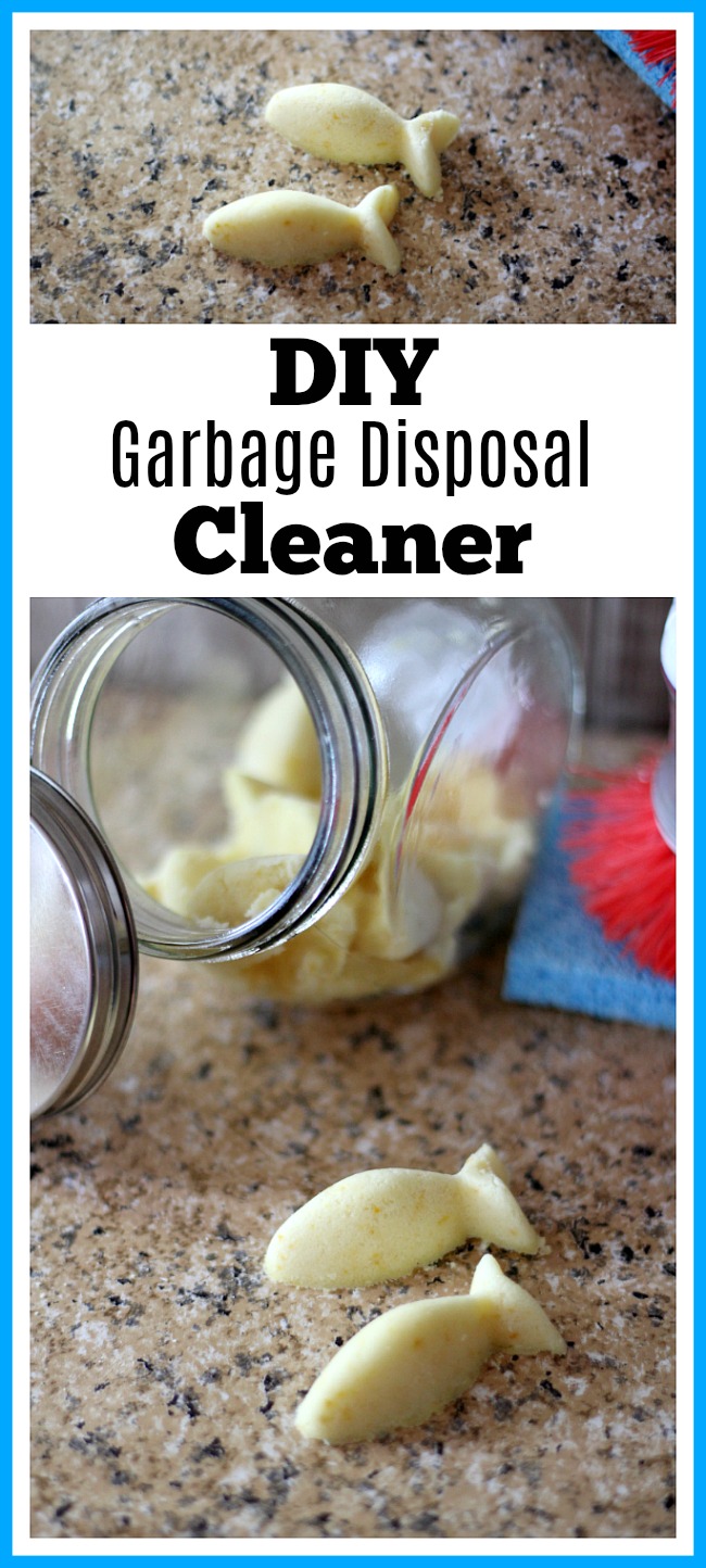 DIY Garbage Disposal Cleaner- An easy (and frugal) way to keep your disposal smelling fresh is with this DIY garbage disposal cleaner. It's an all-natural disposal refresher! | how to clean your garbage disposal, how to clean a smelly garbage disposal, stop disposal from smelling, homemade cleaner, frugal living, #DIY