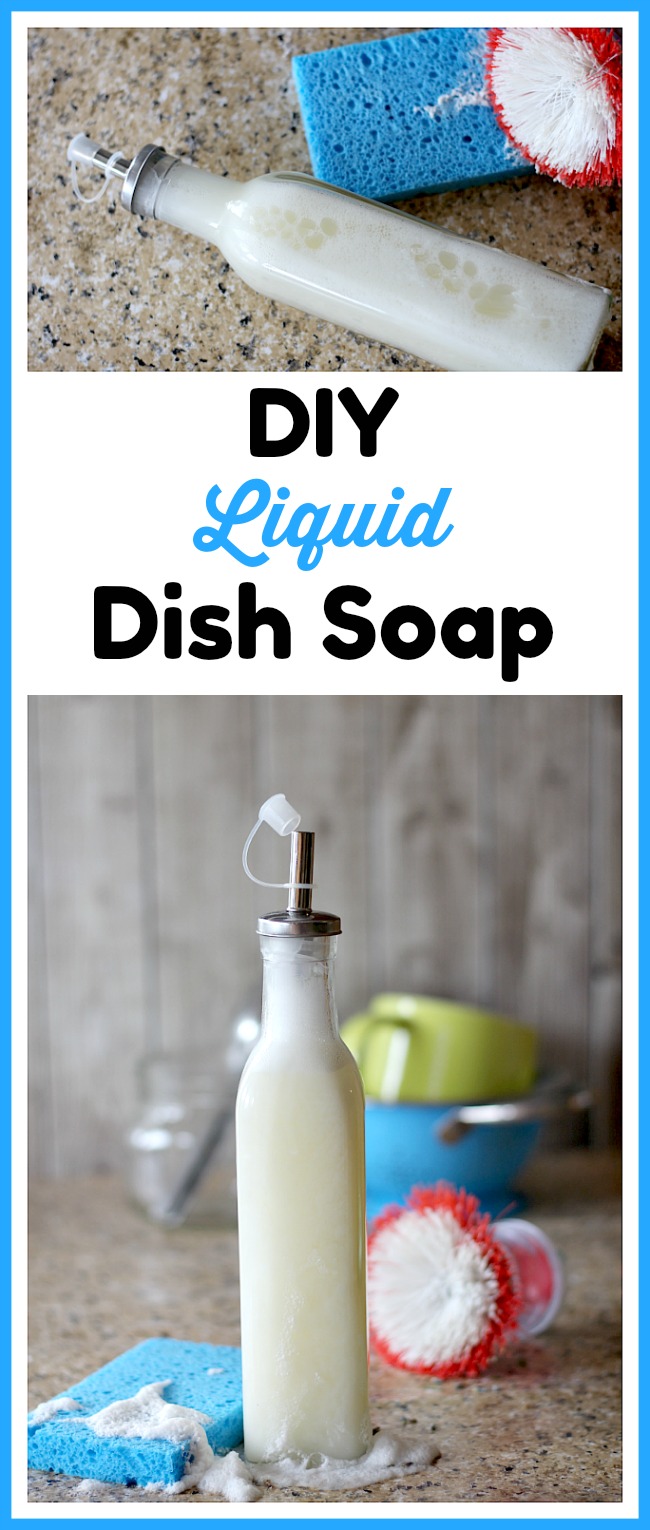 Diy Liquid Dish Soap All Natural Homemade Soap