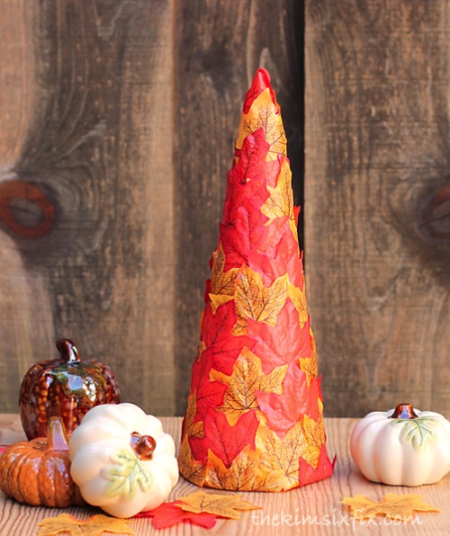 15 Fall DIYs from Dollar Store Supplies- You can add a little autumn warmth to your home's decor on a budget with these DIY fall dollar store home decor projects! | Dollar store crafts, DIY home decor projects, fall crafts, fall home decorating projects, decorating on a budget #dollarStoreDIY #craft #diyProjects #fallDecorating #ACultivatedNest