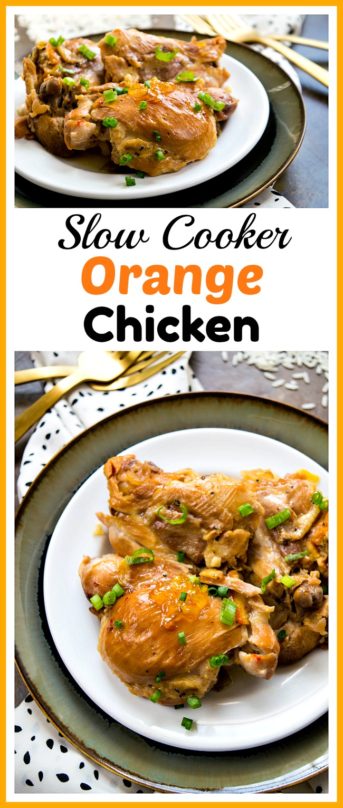 Slow Cooker Orange Chicken- Delicious Homemade Chinese Food!