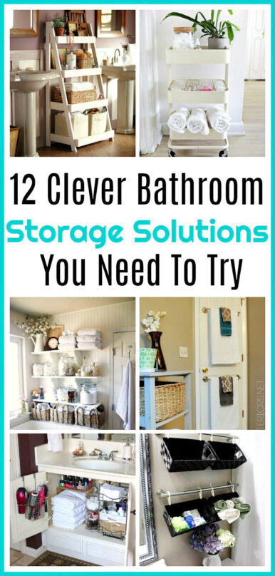 Bathroom Storage Solutions - 12 Clever Ideas You Need To Try