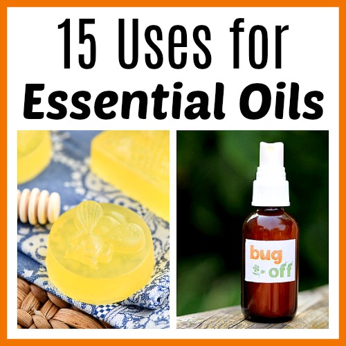 15 Uses for Essential Oils- There are so many amazing ways to put essential oils to use. Check out these 15 DIY home and beauty projects for fun uses for essential oils! | DIY bath bomb, homemade cleaning product, homemade beauty product, DIY gift ideas, handmade gift idea, craft, #essentialOils #diy #diyProjects #craft #ACultivatedNest