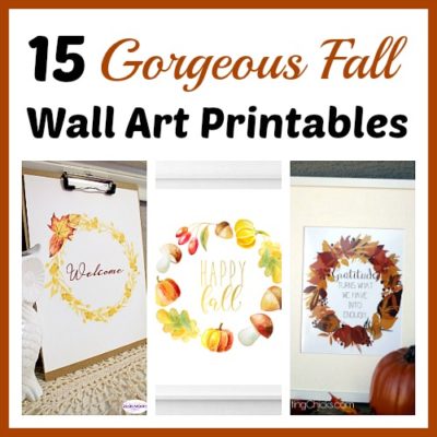 15 Gorgeous Fall Wall Art Printables- Free Autumn Art Prints