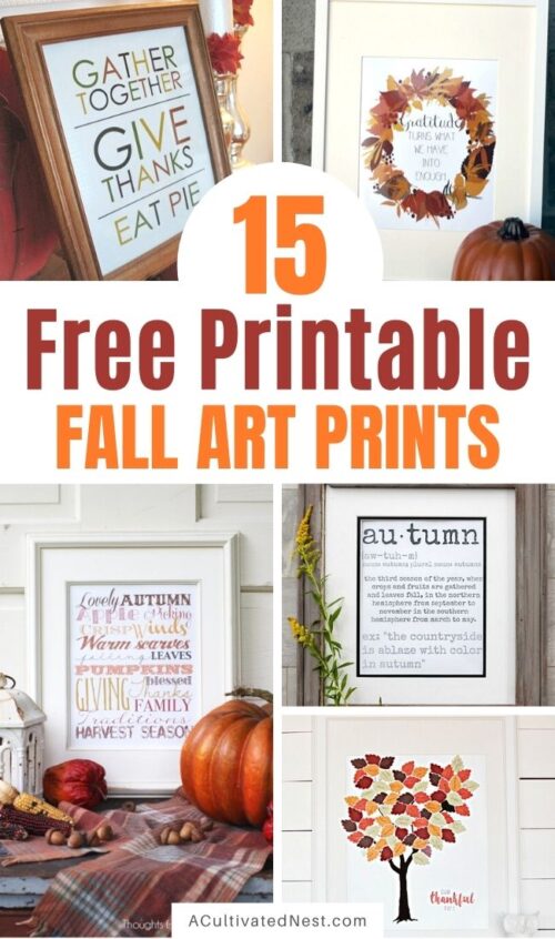 15 Gorgeous Fall Wall Art Printables- Free Autumn Art Prints