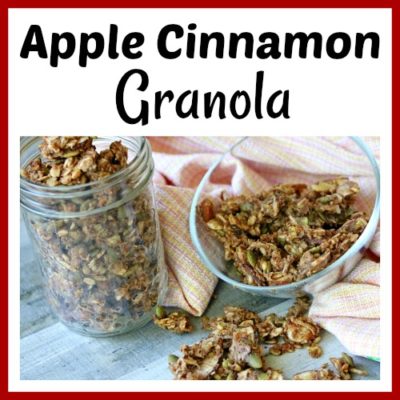 Homemade Apple Cinnamon Granola